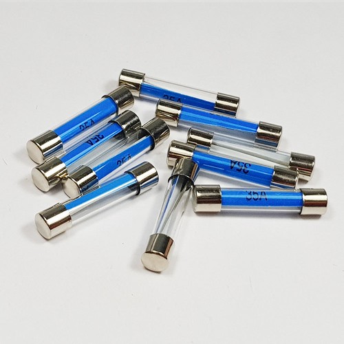 Amp glass fuse 35a - glass,