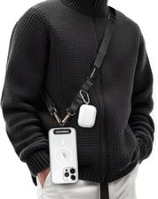 Universal Cross Body Nylon Patch Phone Strap Mobile Phone Lanyard Adjustable UK