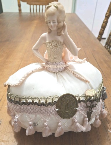 Antique reproduction half doll - reproduction,