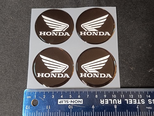 4x50mm black honda decals - black,