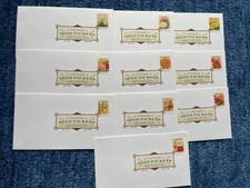 USA: Vintage Seed Packets: 10x FDC with Color Stamp