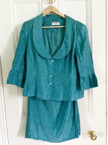 Kaliko linen turquoise jacket - linen*,