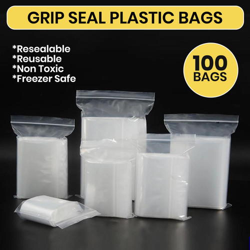 100 strong grip resealable - grip,