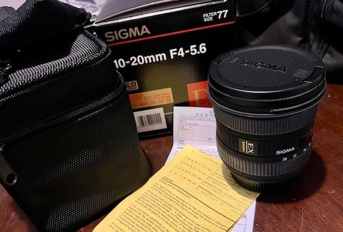 Sigma 20mm 6 - f/4-5.6, ex