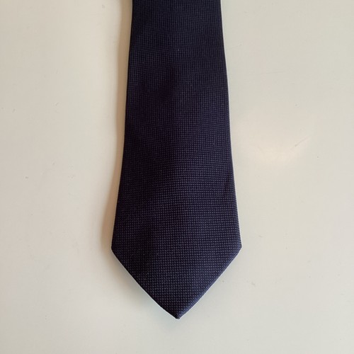 Boggi milano plain navy silk - boggi,