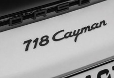 Porsche 718 Cayman Matt Black