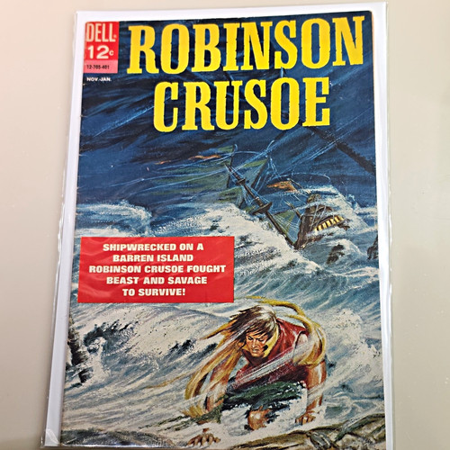 Dell comics robinson - dell, crusoe