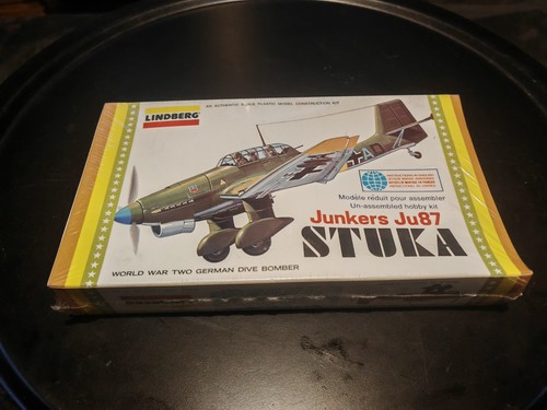 Vintage lindberg junkers ju87 - vintage,