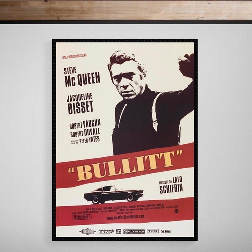 Bullitt 1968 poster - bullitt,
