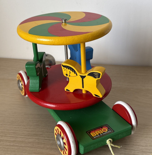 Brio wooden carousel - carousel, horse