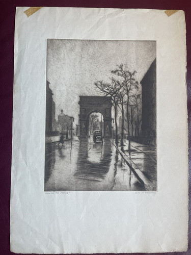 Original mezzotint pencil - original,