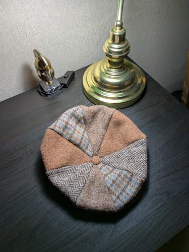 Harris tweed flat cap for - tweed, boys