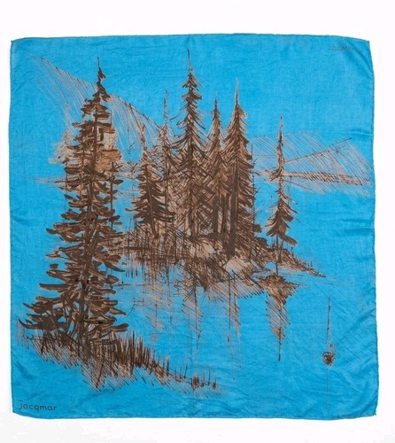 Vintage jacqmar silk 50s - vintage,