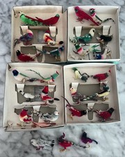 Vintage 27 Chenille Birds in