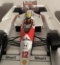 McLaren 1988 MP4/4 Ayrton Senna  car Collection Model 1:12 WC Marlboro full spec