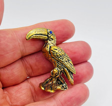 Solid brass parrot cockatoo - solid,