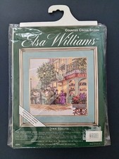 Elsa Williams Counted Cross Stitch Kit The Old Coffee Shop Lynn Hollyn 14 X 14"
