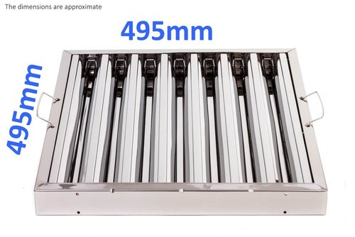 Canopy grease baffle - baffle, filter