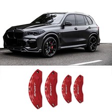 4pc Red Aluminum Brake Caliper