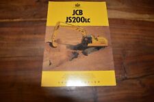 JCB JS200LC 360 Excavator Digger Brochure   (13) 