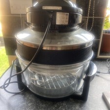 1400W Daewoo Halogen Air Fryer SDA1032 used with grilling trays