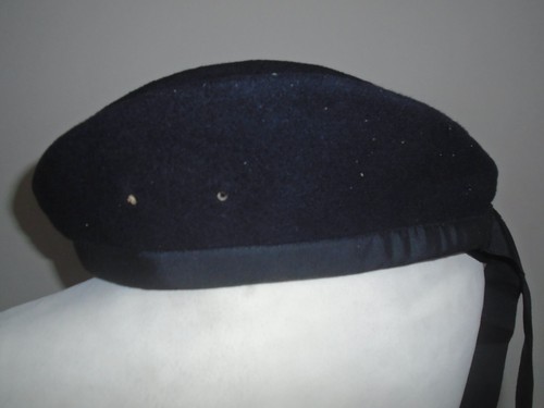 Plain navy blue glengarry - navy,