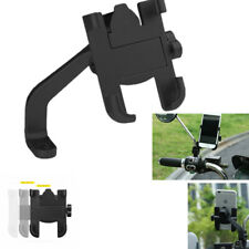 Aluminum Alloy Motorcycle Phone Holder Mirror 360 Degree Rotation Mount Support