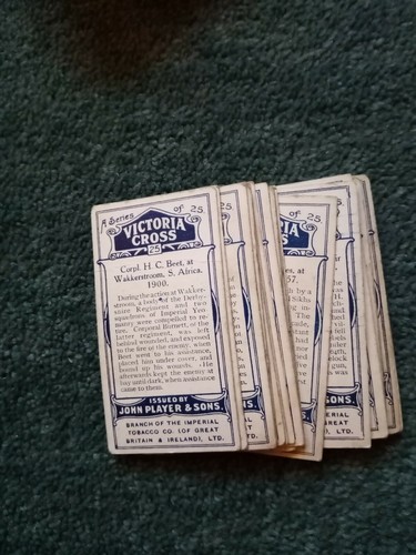 Cigarette card player - cigarette,