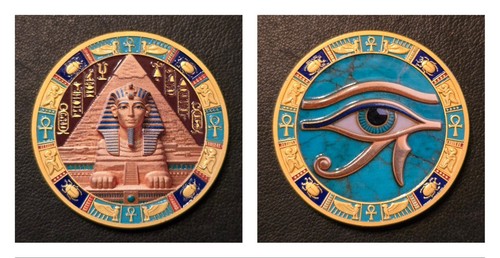 Challenge coin ancient egypt - challenge,