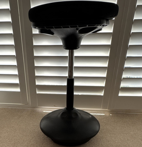 Black swivel adjustable height - adjustable,