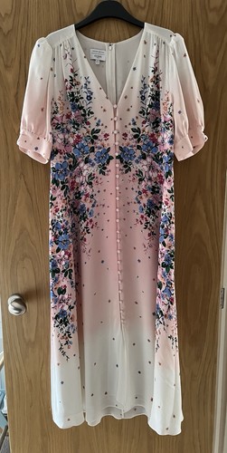 Hobbs ridley silk floral midi - hobbs,