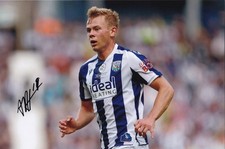 Aune Heggebø - Hand Signed 12x8 Inch Photograph - West Bromwich Albion - COA