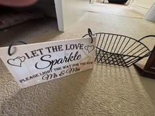 Wedding Sweet Table Sign & Sparkler Sign Wedding Decoration