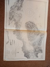 Vintage Admiralty Chart Loch Scridain