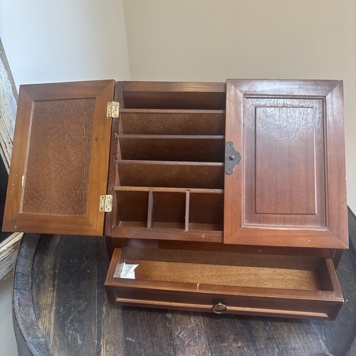 Small antique tabletop bureau