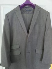 Grey Suit Only Worn Twice Excellent Condition Size XXL 44" Chest
