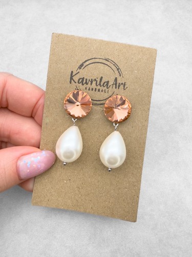 Handmade pearl drop - pearl,