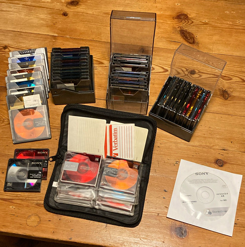 54x sony tdk minidisc s - tdk, minidisc’s