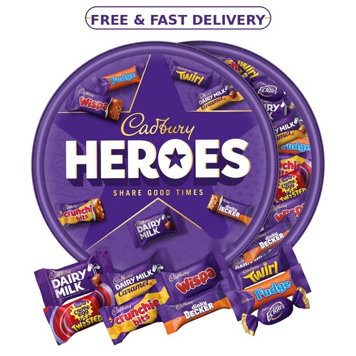Cadbury heroes chocolate tub - heroes,