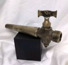 Large 8" Antique Vintage Brass Lotus Of London Beer Keg Tap