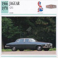 1966-1970 JAGUAR 420G Classic Car Photograph / Information Maxi Card