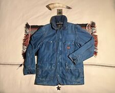 Lee 101 Field Jacket M Blanket Lined Indigo Army Military Hunting Hood Chore