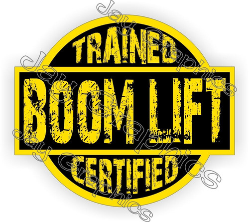 Trained boom lift - boom, certified