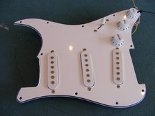 New Gloss White SSS Loaded Pick-guard For Stratocaster Type of Guitar