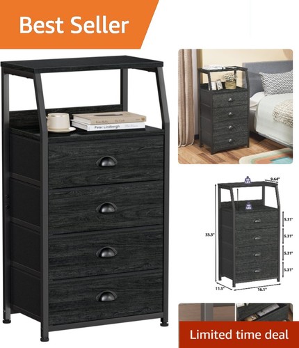 Sturdy drawer nightstand and - nightstand,