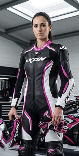 Women leather motorbike - women,