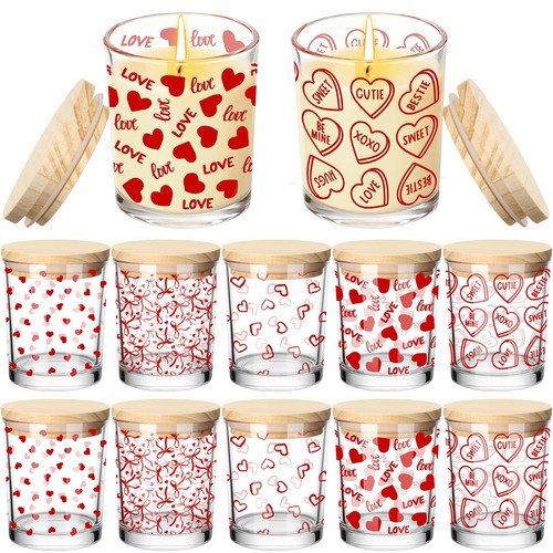 Pcs love valentine glass - pcs,
