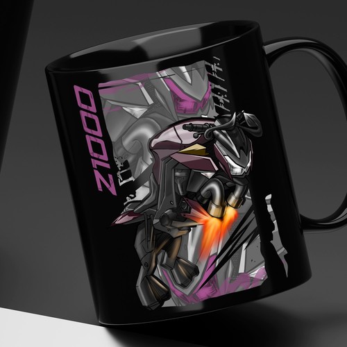 Coffee mug for kawasaki z1000 - for,
