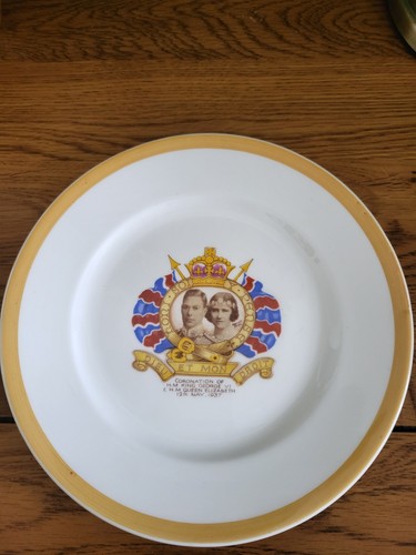 Shelley plate commemorate king - shelley,