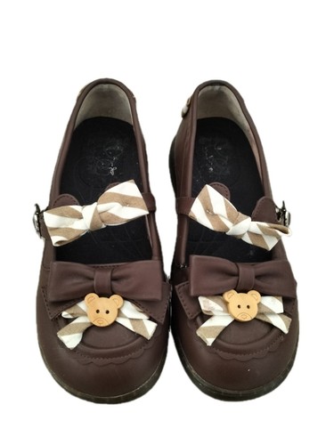 Lolita brown faux leather mary - lolita,